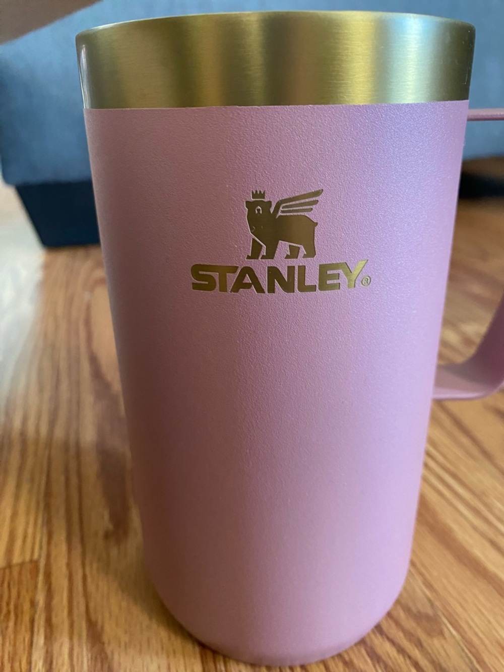 Stanley Pink Insulated Camp Mug with Gold Logo 24oz. UEC